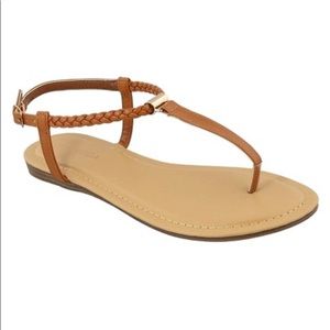 Women’s Braided-Strap Gardenia Sandal - Tan